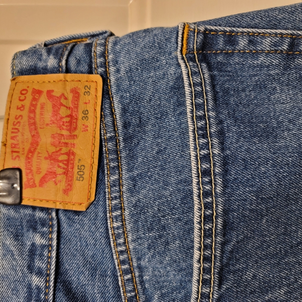 Levi's Blue Straight Jeans Timeless Design